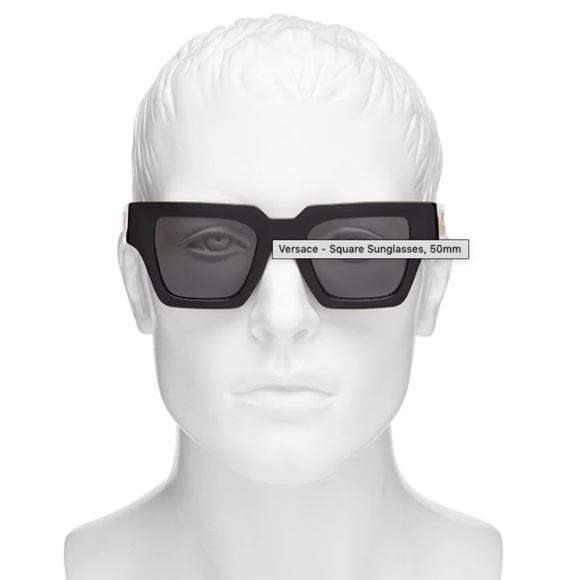 NEW VERSACE WOMEN’S SUNGLASSES VE4431 GB1/87 EYEWEAR VERSACE MOD 4431 BLACK main image 7
